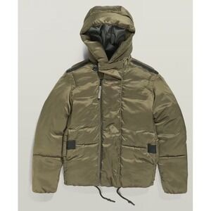 G-Star Raw NEW Whistler Short Padded‎ Jacket Olive Green Size Medium MSRP $340